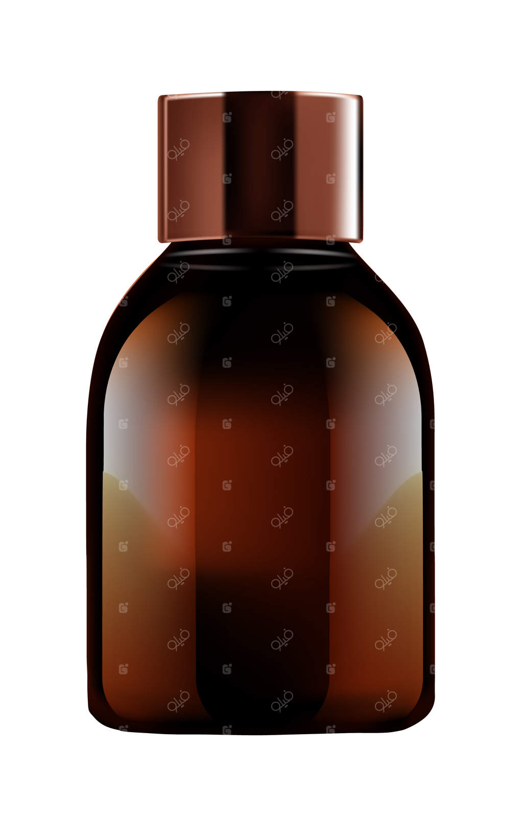 بطری لوازم آرایشی مردانه بر روی پس‌زمینه سفید