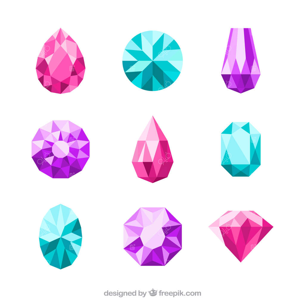 مجموعه‌ای از سنگ‌های زیبا در طراحی تخت