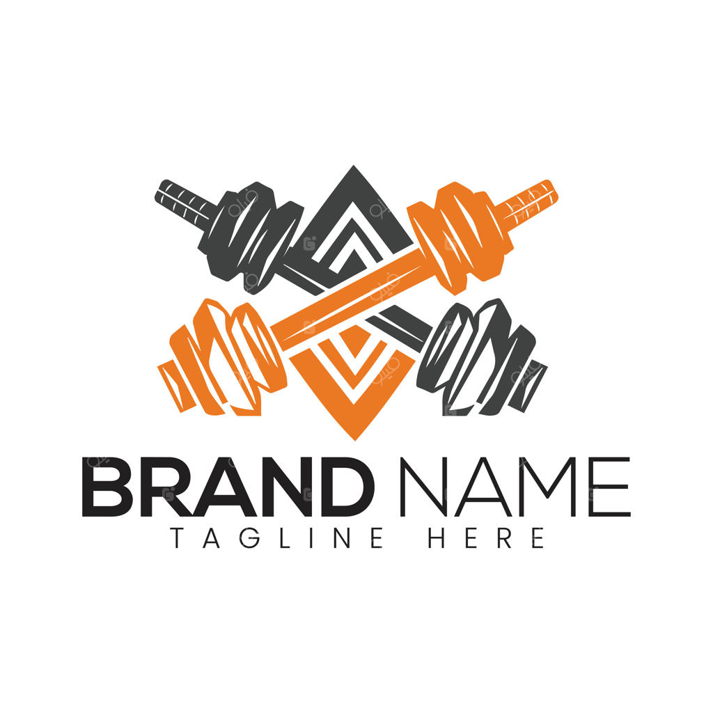 قالب طراحی لوگوی انتزاعی باشگاه یا تناسب اندام