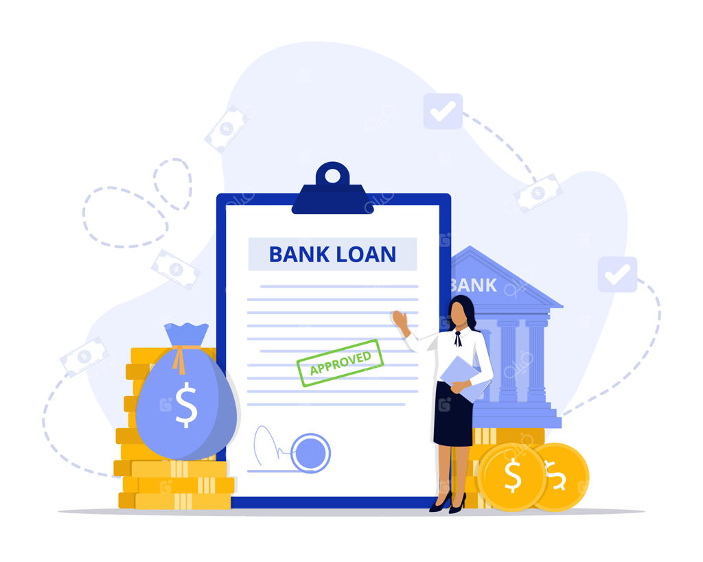 تصویرسازی مفهوم وام بانکی