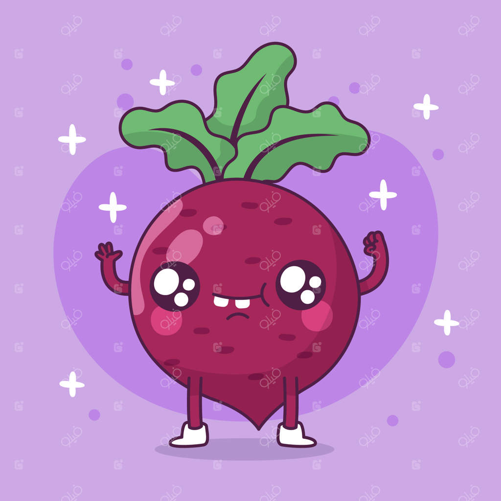 تصویرسازی کارتونی غذای دست‌کشیده