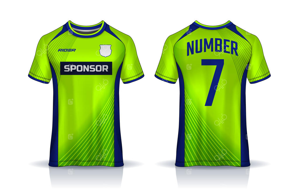 طراحی تی‌شرت تیم فوتبال