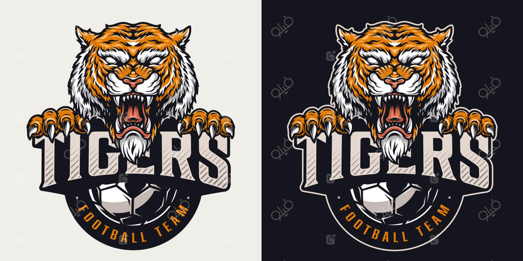 نشان رنگارنگ وینتیج باشگاه فوتبال