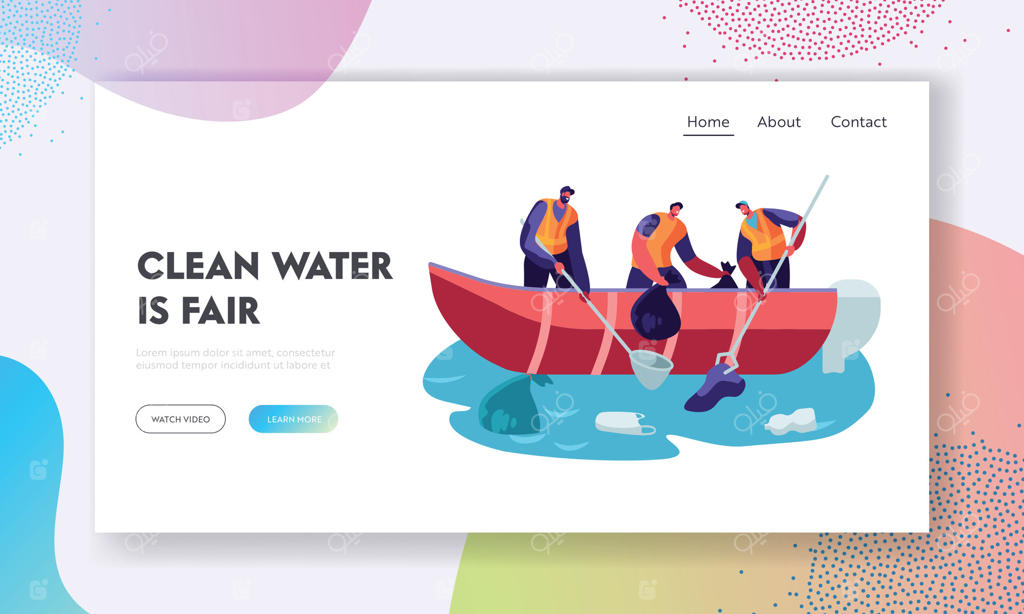 آلودگی اقیانوس‌های جهان؛ مردم در قایق میان زباله‌های پلاستیکی