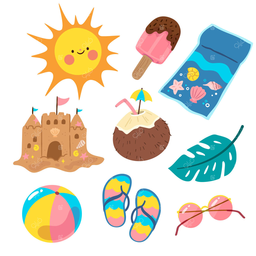 تصویرسازی حس و حال تابستانی آرام با