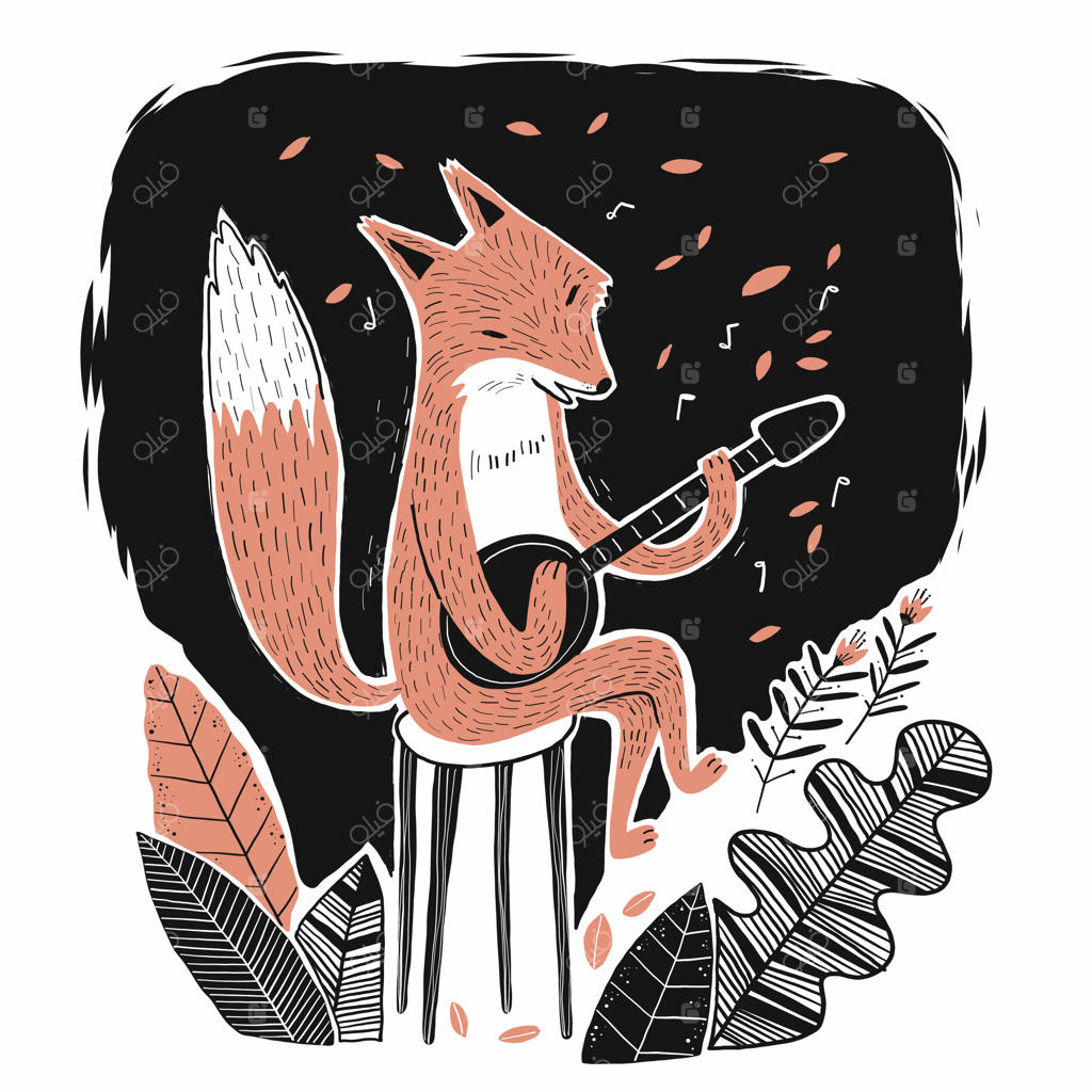 روباه نوازنده موسیقی