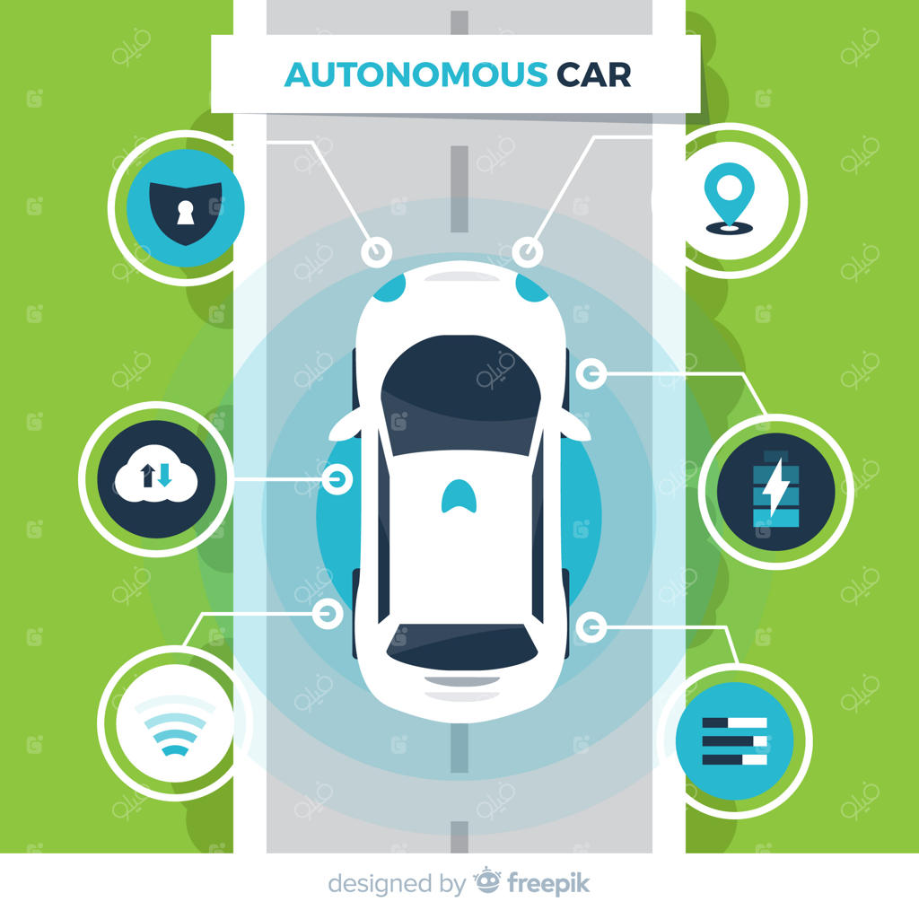 خودروی خودران با طراحی ساده