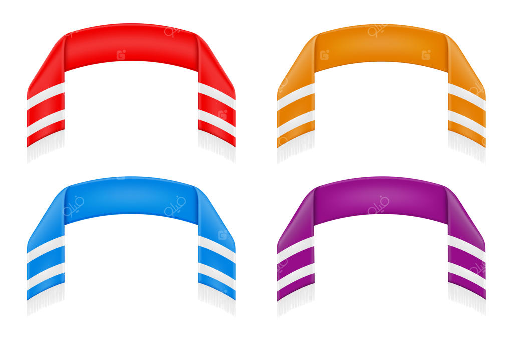 طرح شال هواداران فوتبال