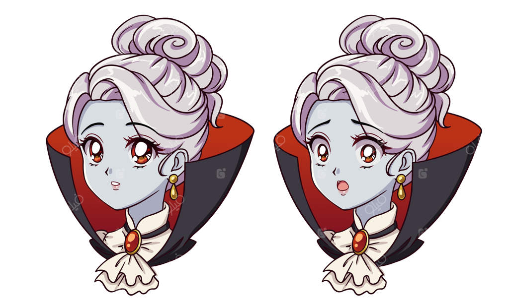 دختران خون‌آشام بامزه انیمه‌ای