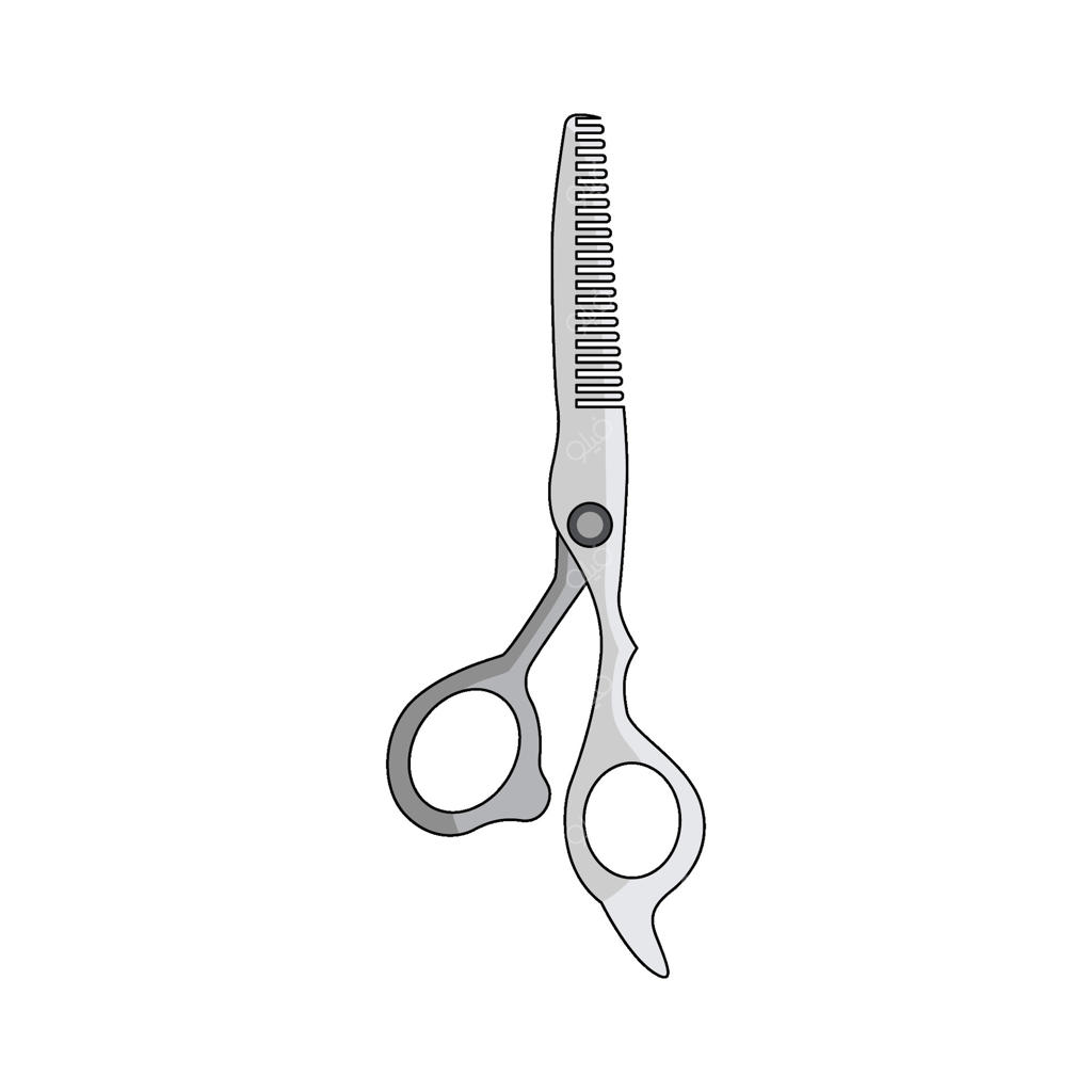 تصویرسازی از قیچی آرایشگری