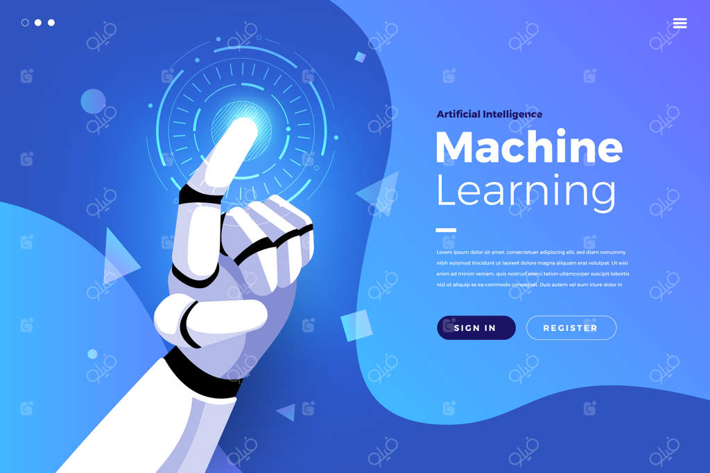 صفحه فرود هوش مصنوعی