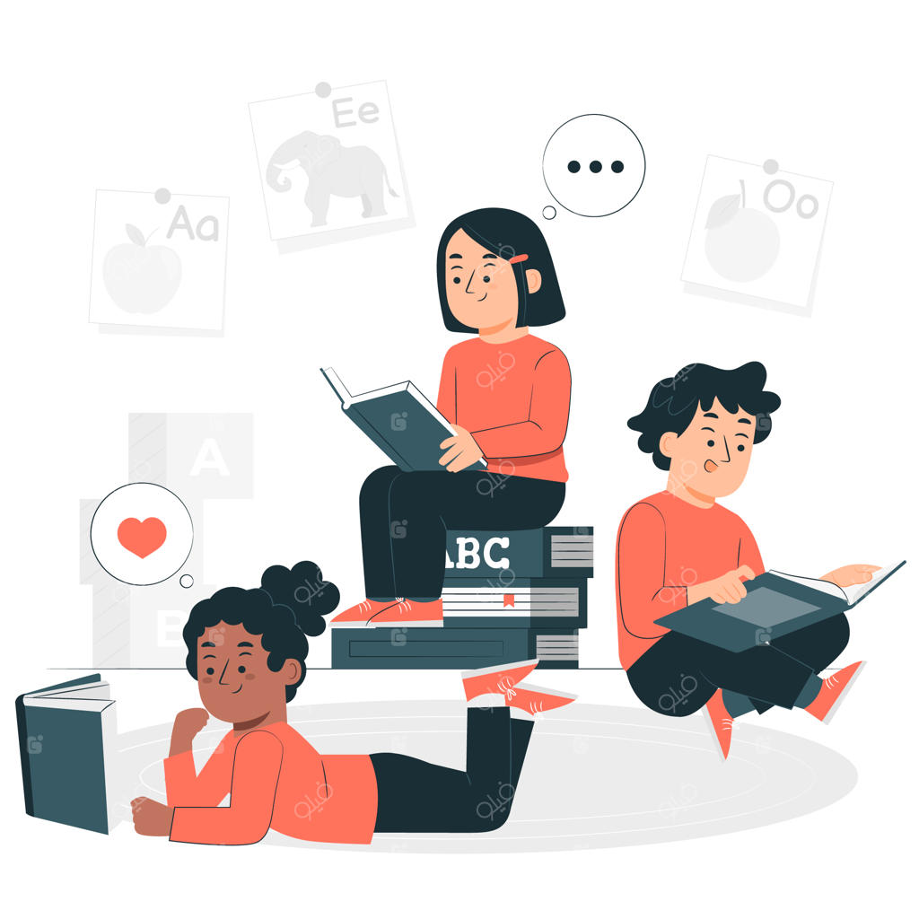 تصویر خواندن کودکان