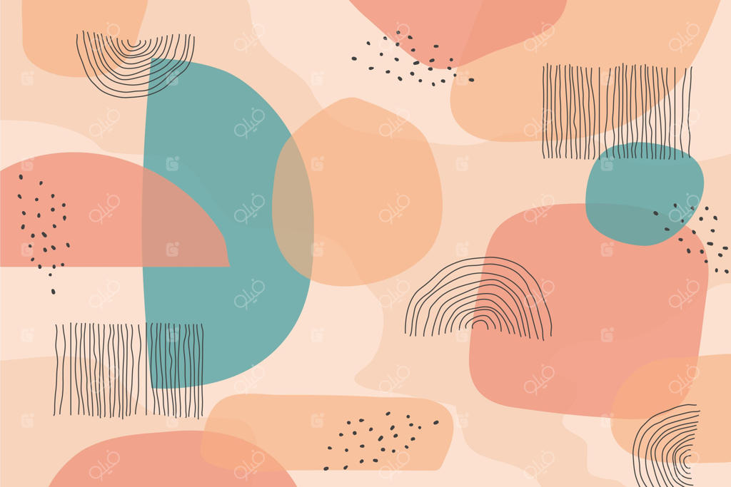 مفهوم پس‌زمینه پاستلی و انتزاعی