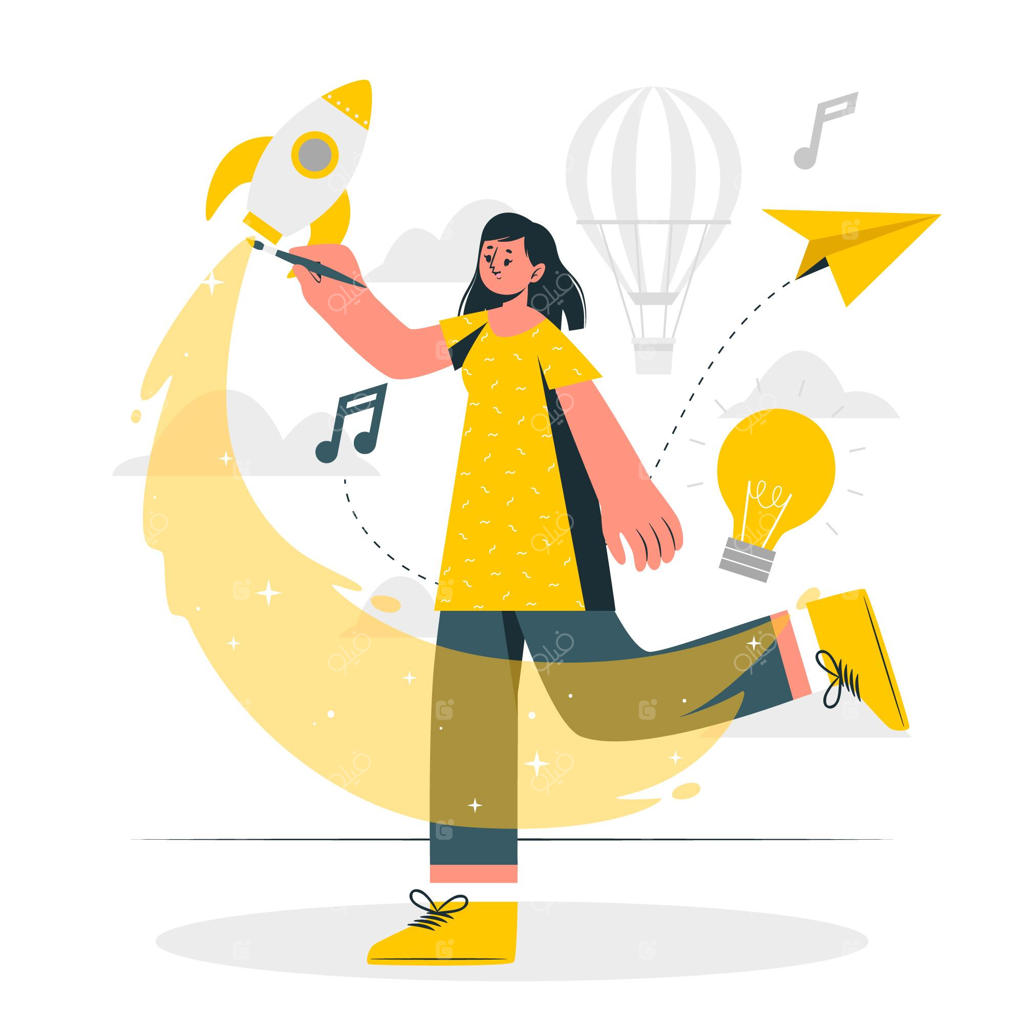 تصویرسازی مفهوم خلاقیت