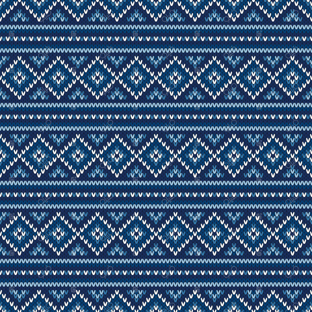 پترن بافتنی ژاکت به سبک فیر آیل