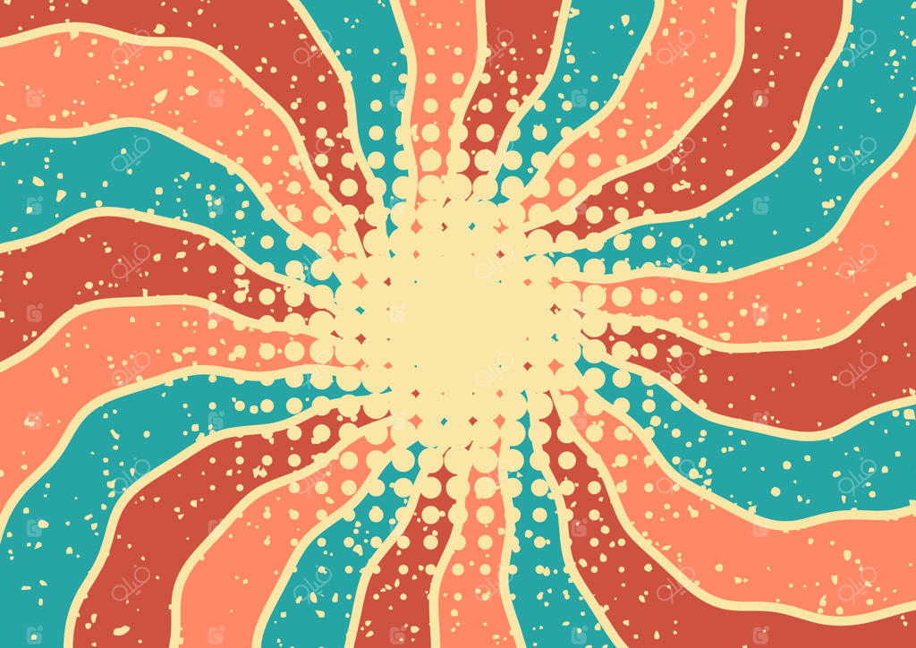 پس‌زمینه به سبک رترو وینتیج با بافت کهنه‌کاری شده