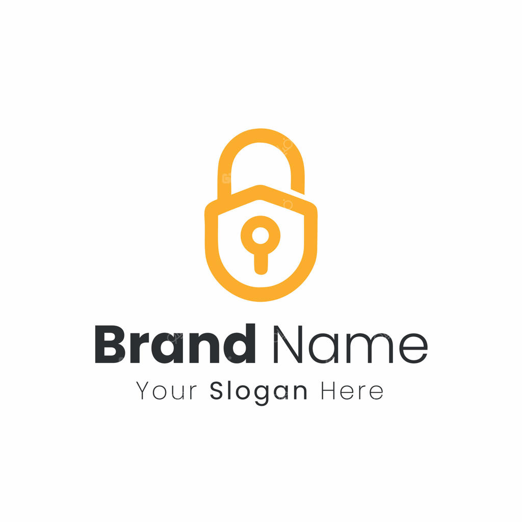 طراحی حرفه‌ای لوگو برای برندهای امنیتی با ترکیب قفل مدرن و سپر برای حفاظت نهایی