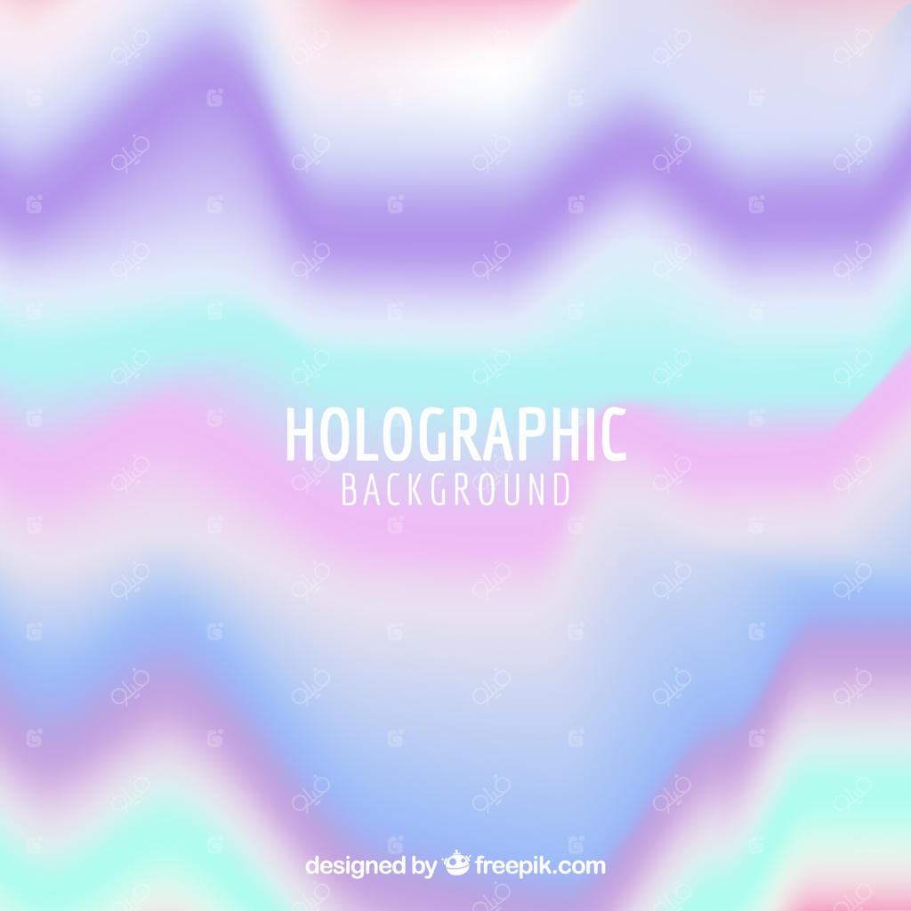 پس‌زمینه هولوگرافیک چندرنگ