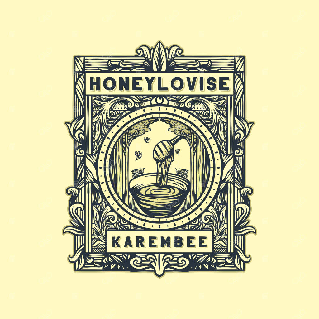 وکتور لوگوی کلاسیک عسل