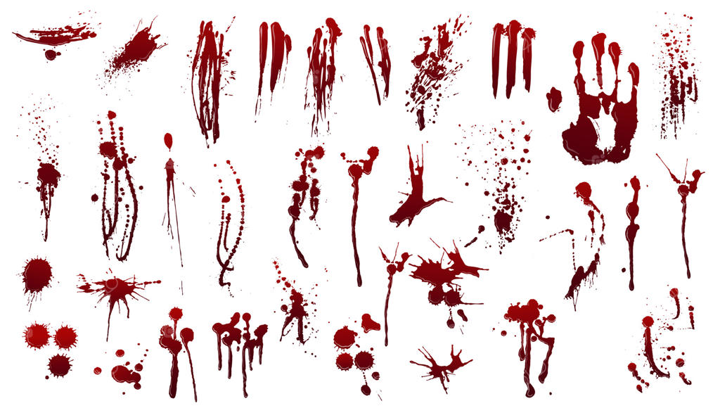 پاشیدگی‌ها و قطرات خون: لکه‌ها و اثرات واقعی خون برای طراحی‌های ترسناک، صحنه جرم یا هالووین