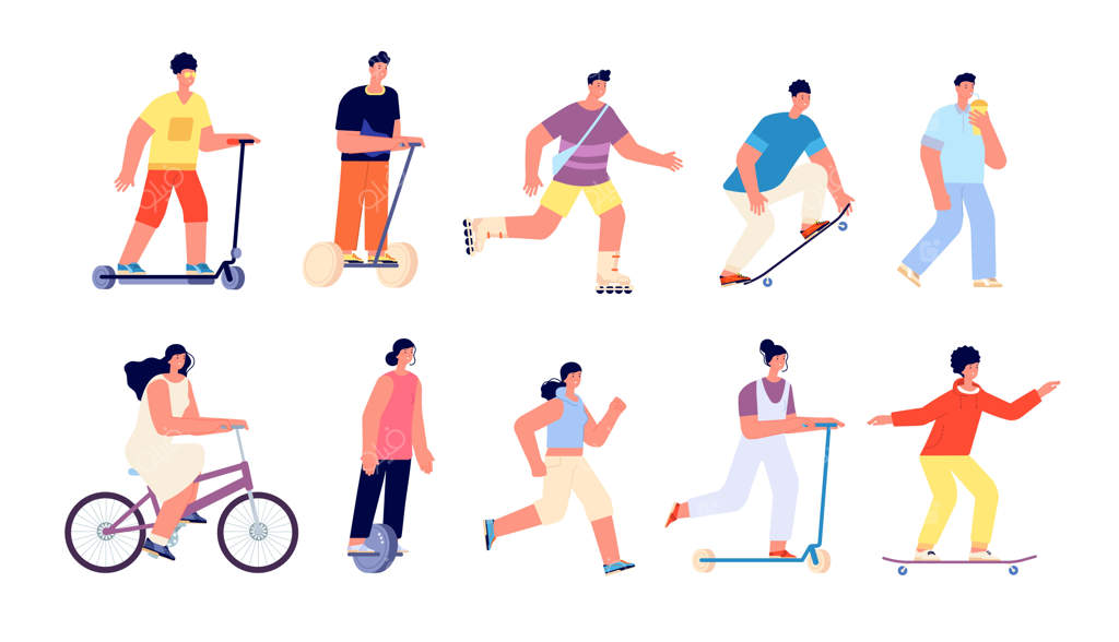 فعالیت‌های ورزشی تابستانی - پیاده‌روی و دویدن برای سلامتی، زنان و مردان فعال در فضای باز