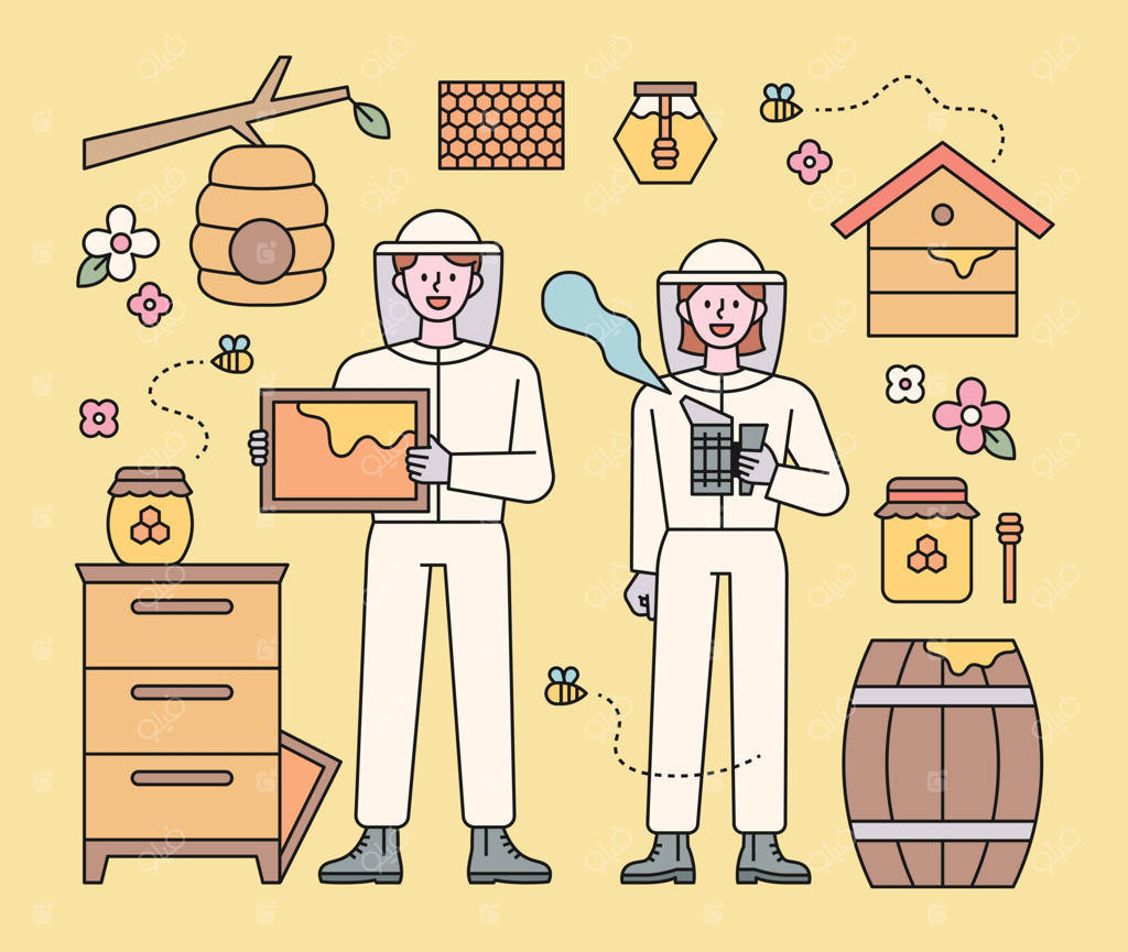 شخصیت‌های زنبوردار و تجهیزات زنبورداری