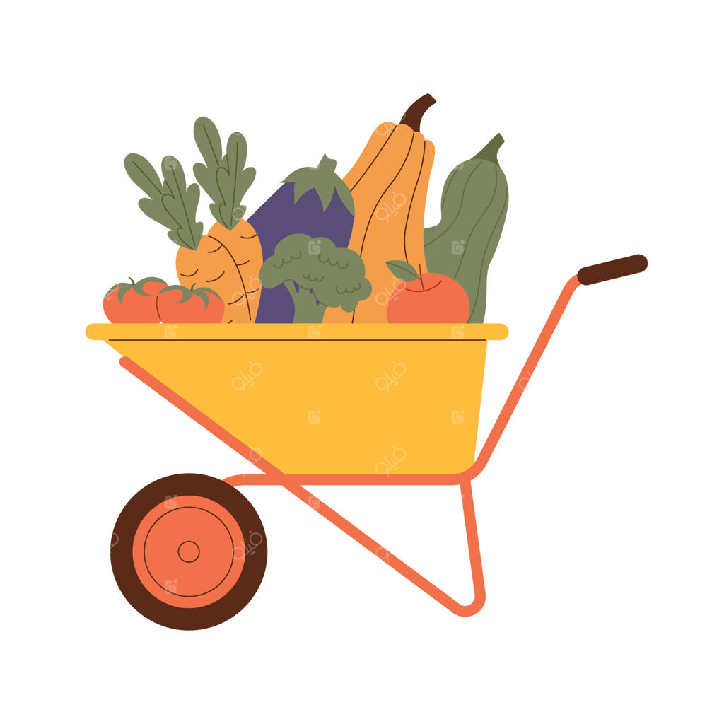 فرغون باغچه با محصول پاییزی: طراحی برای طرح‌های فصلی و جشنواره‌های برداشت محصول