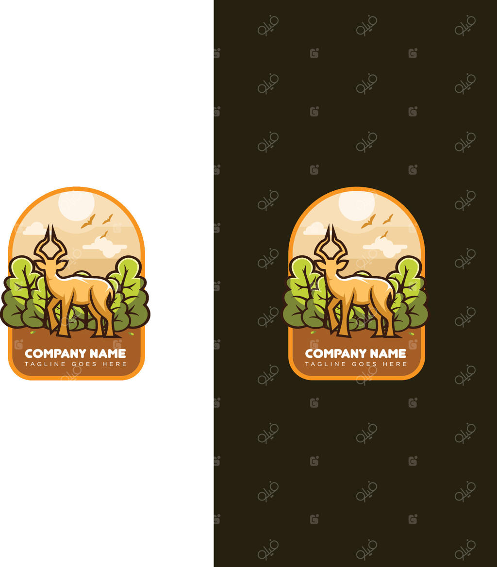 لوگوی آهو، باغ حیات‌وحش حیوانات