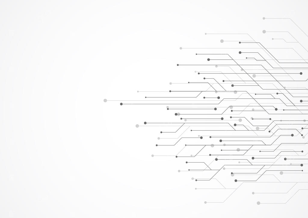 پس‌زمینه انتزاعی فناوری با طرح اتصال نقاط و خطوط و مفهوم ارتباطات
