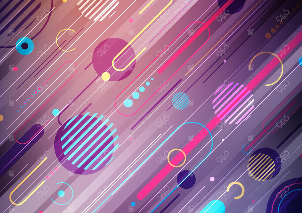 طراحی پترن خلاقانه و پویا با عناصر هندسی و انتزاعی