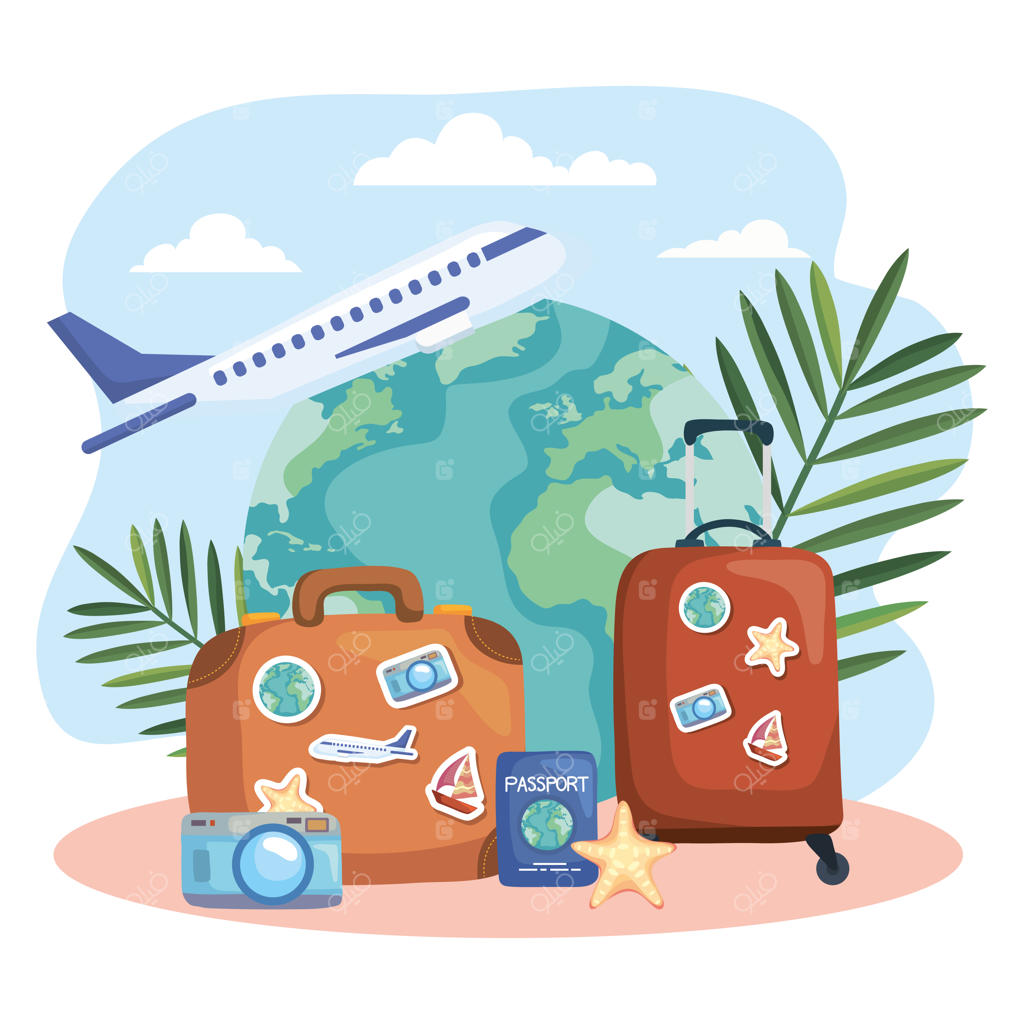 مجموعه هواپیما و سفر تابستانی
