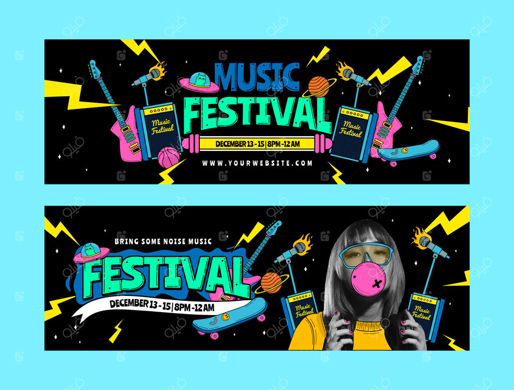 طراحی الگوی جشنواره موسیقی
