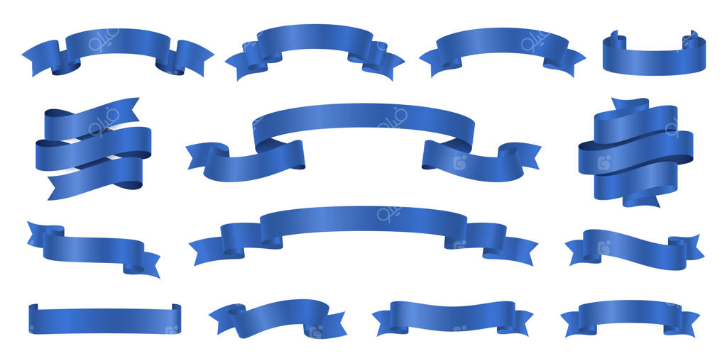 مجموعه روبان‌های آبی