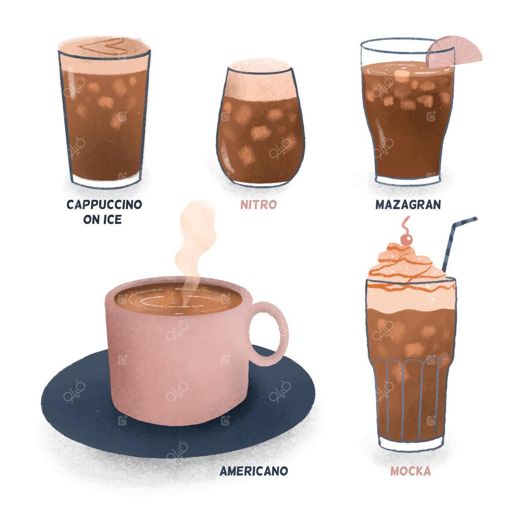انواع قهوه سرد و یخی