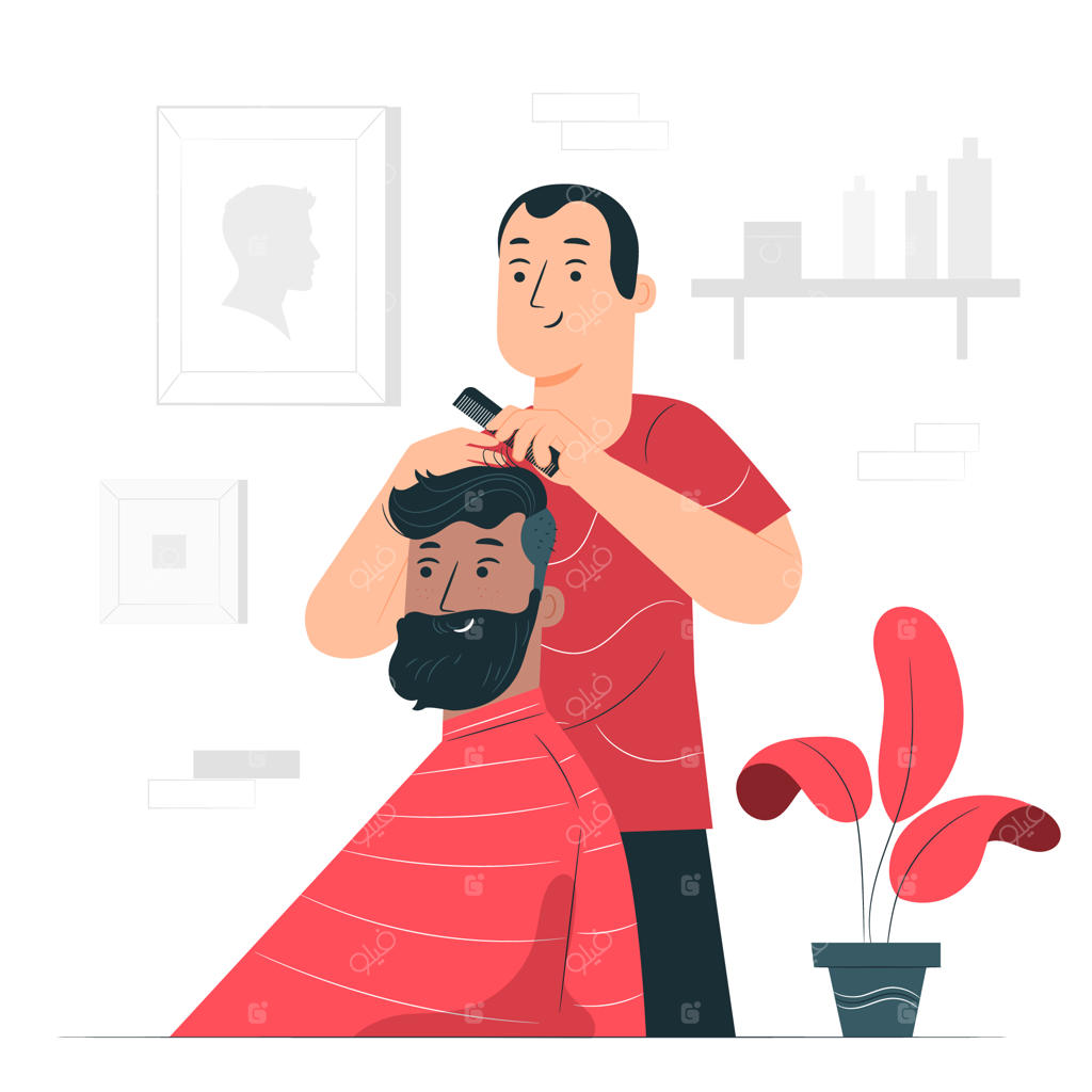 تصویرسازی مفهومی آرایشگاه