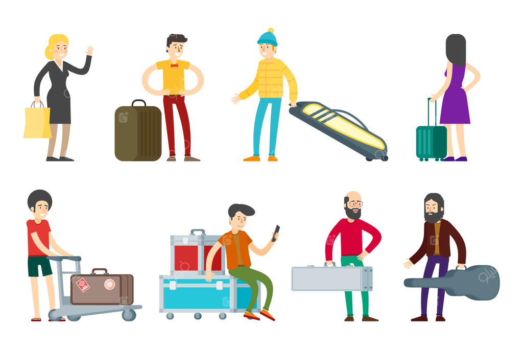 مجموعه شخصیت‌های کارتونی تخت