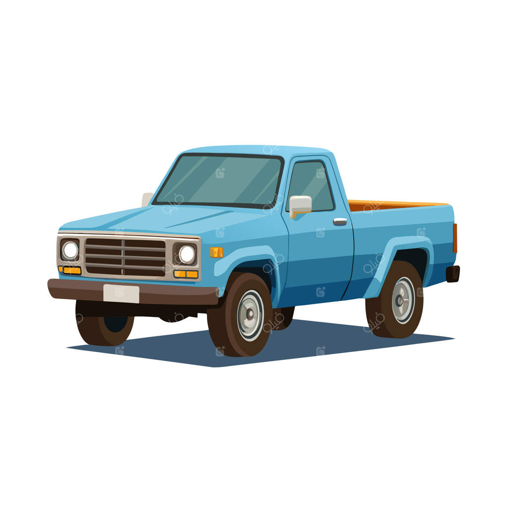 مفهوم تصویرسازی برداری خودروی واقعی‌گرایانه