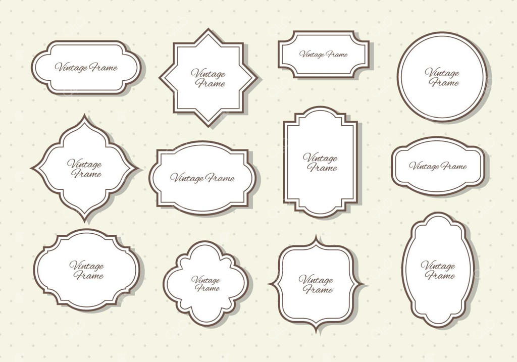 وکتور رایگان کادر