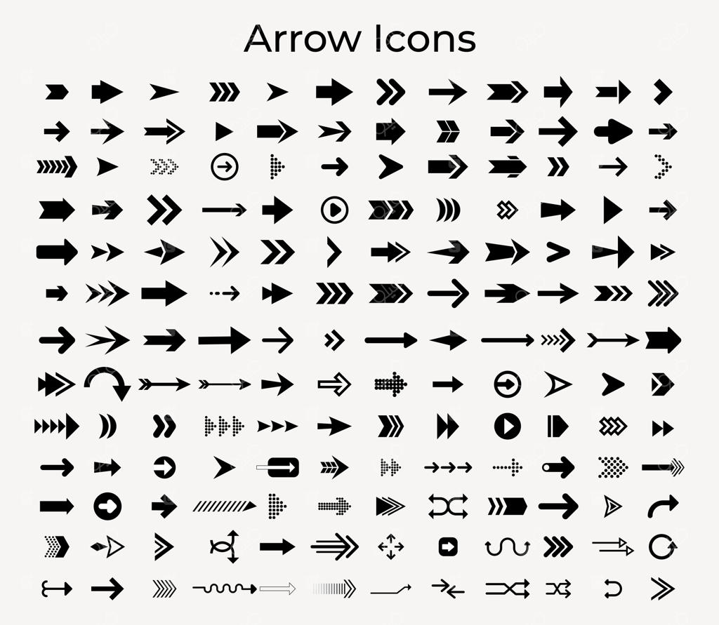 مجموعه رایگان آیکون‌های وکتور فلش