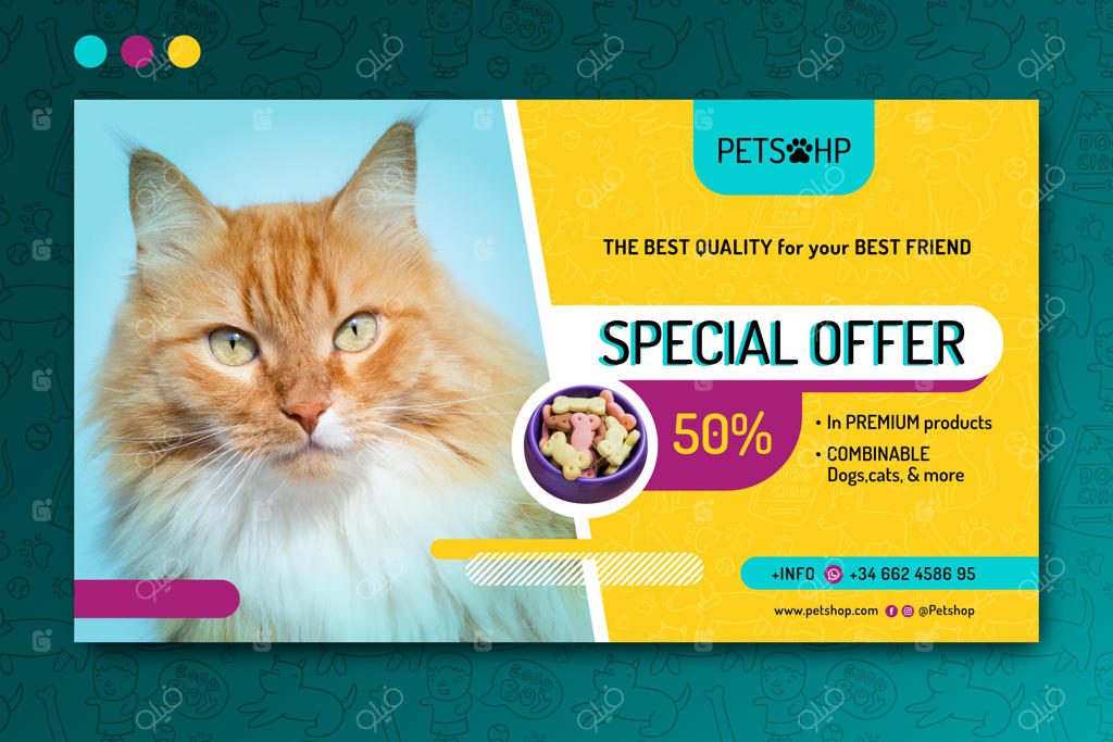 بنر غذای حیوانات