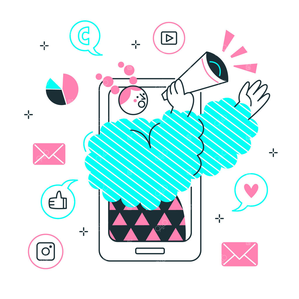 تصویرسازی مفهومی بازاریابی موبایلی