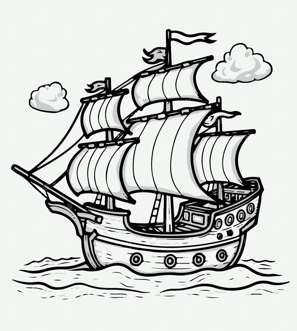 نقاشی کشتی با نوشته نام کشتی