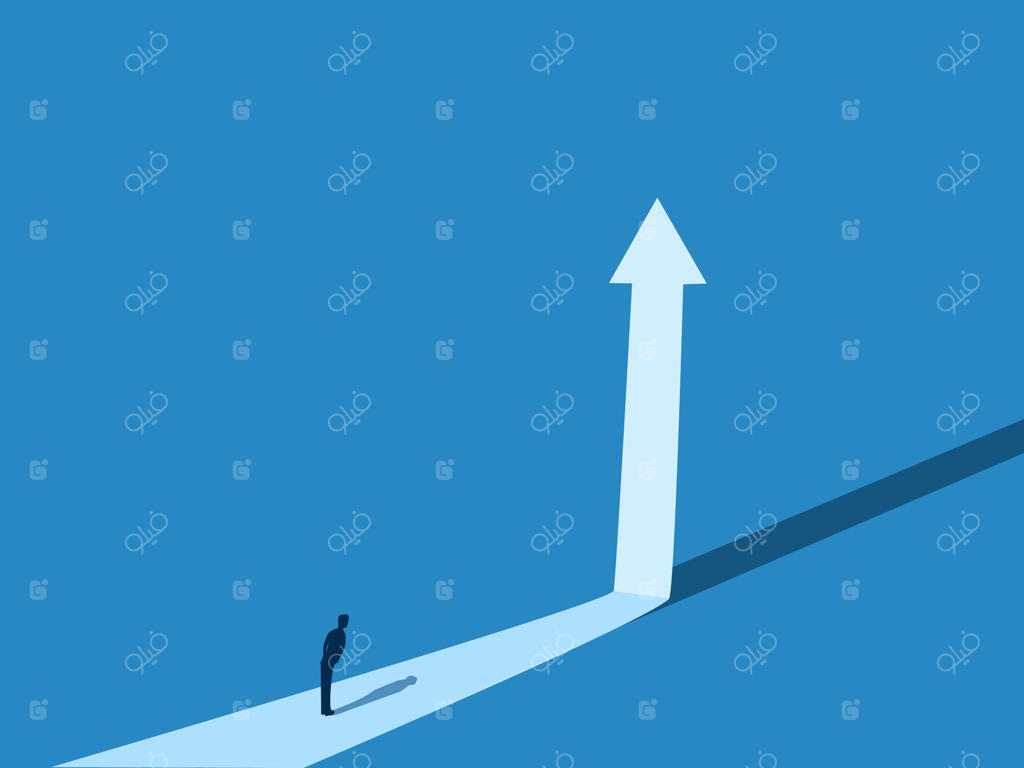 تاجر در مسیر موفقیت و پیشرفت