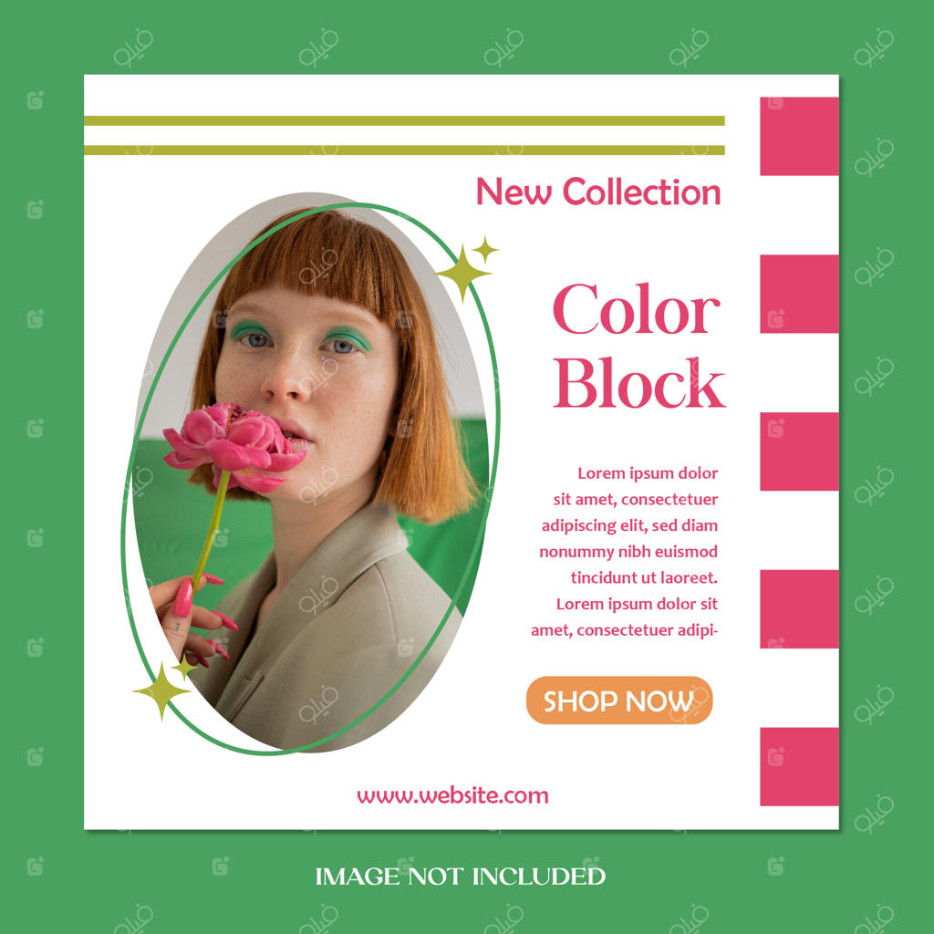 الگوی پست شبکه‌اجتماعی مد و فشن