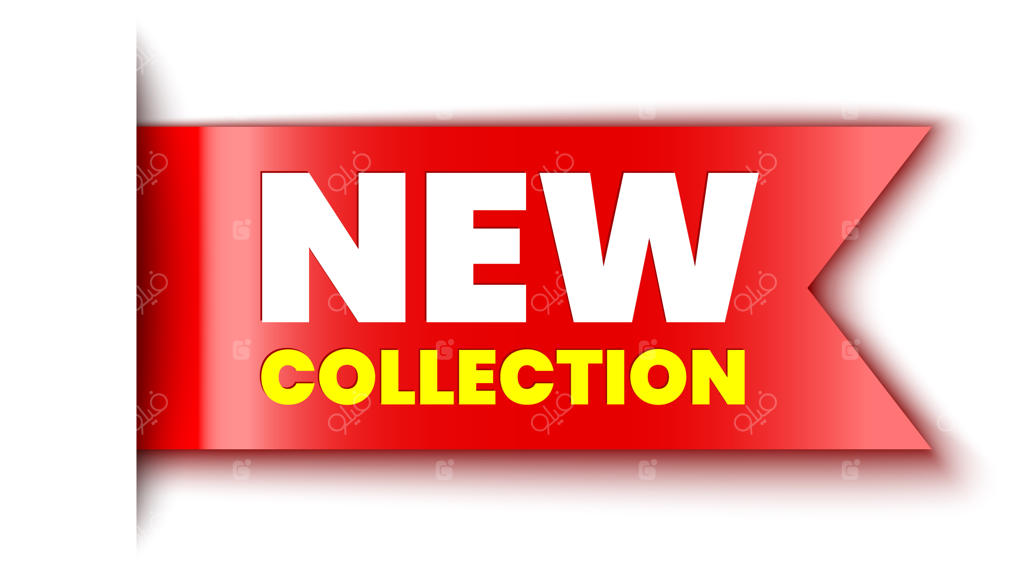 مجموعه جدید بنر قرمز. برچسب. تصویرسازی.