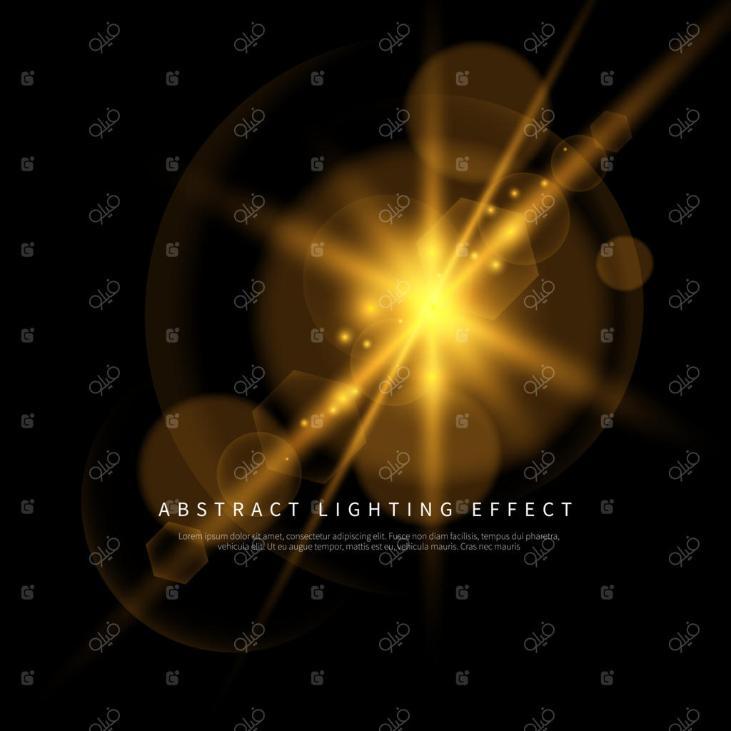 پس‌زمینه وکتور با افکت ساده‌ی نورپردازی