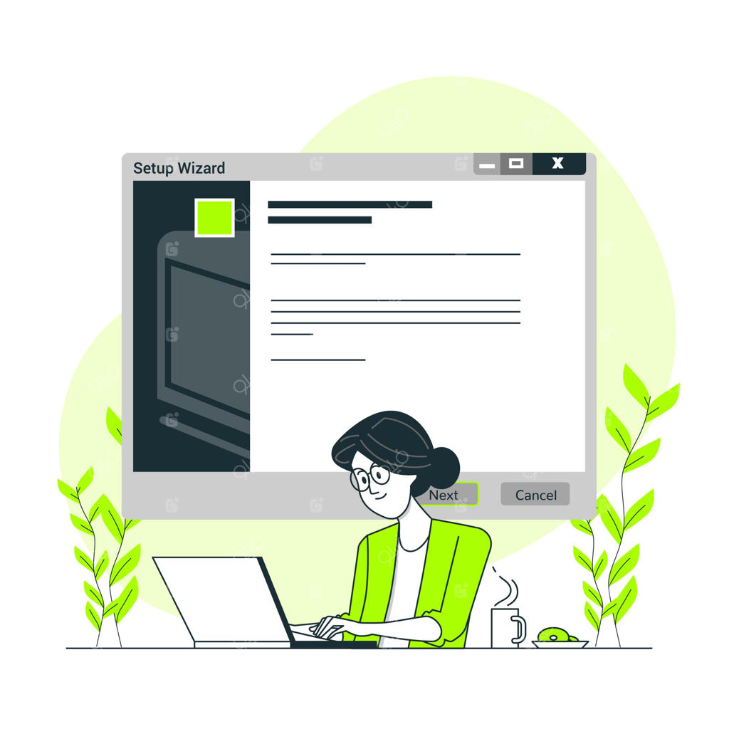 تصویر مفهومی جادوگر راه‌اندازی