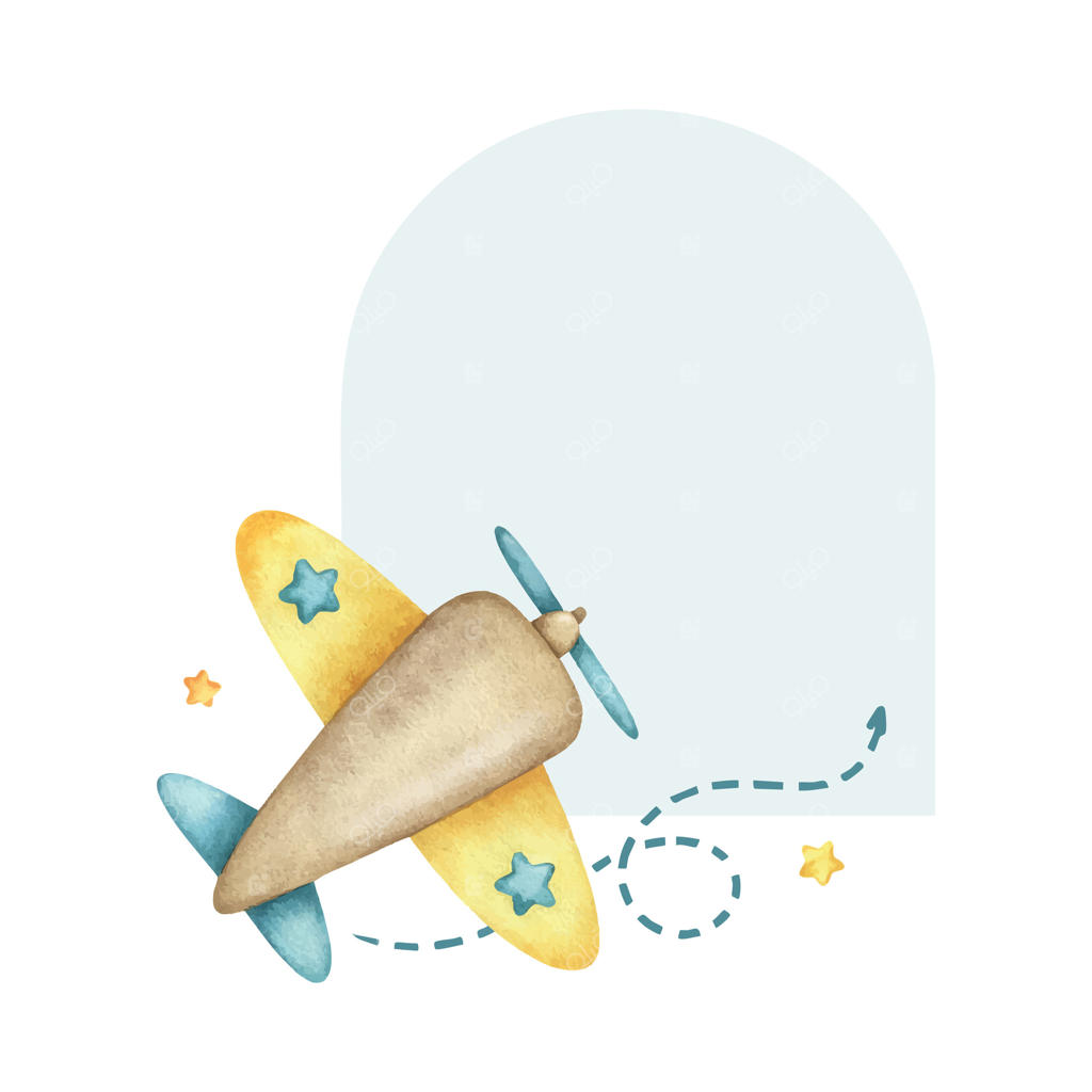 هواپیمای کارتونی بامزه