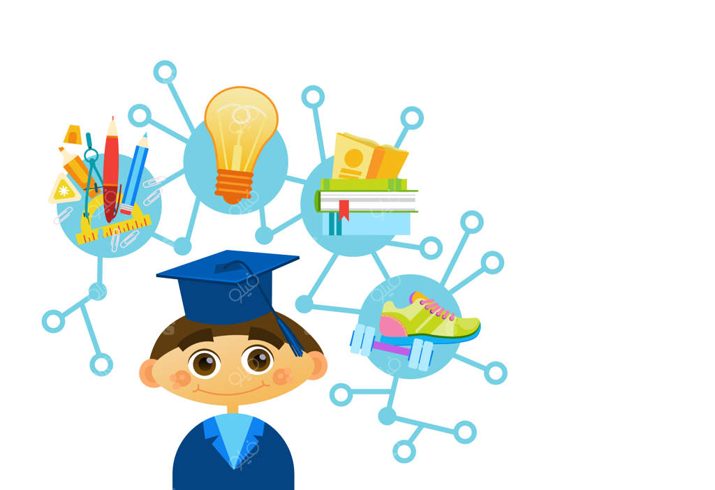 پسر بامزه با کلاه فارغ‌التحصیلی