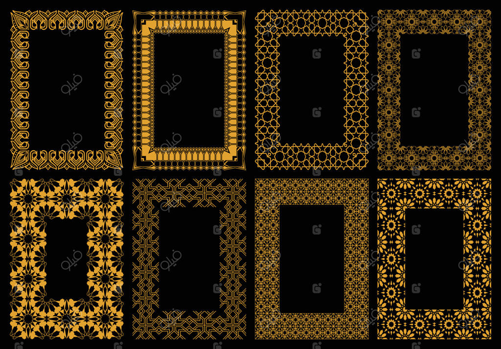 الگوی سنتی قاب اسلامی بحرین